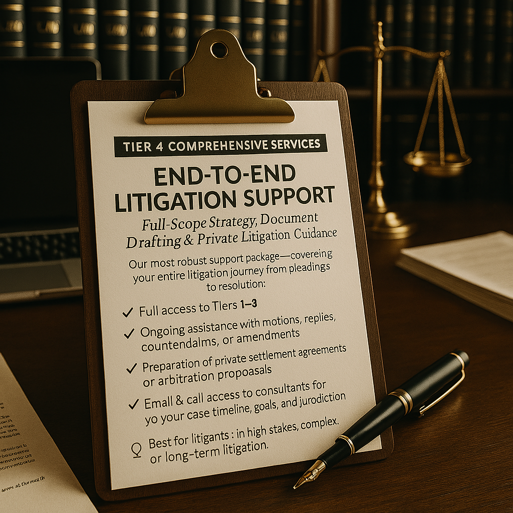 Tier 4 - Comprehensive Service