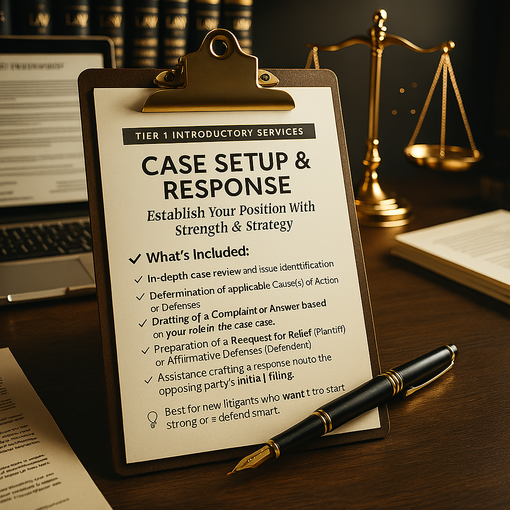 Tier 1 - Preliminary Service